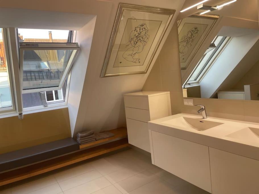 Apartamento Rooftop Terrace- Panoramablick Ueber Wien Exterior foto