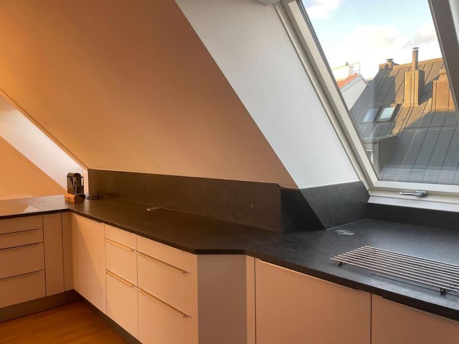 Apartamento Rooftop Terrace- Panoramablick Ueber Wien Exterior foto